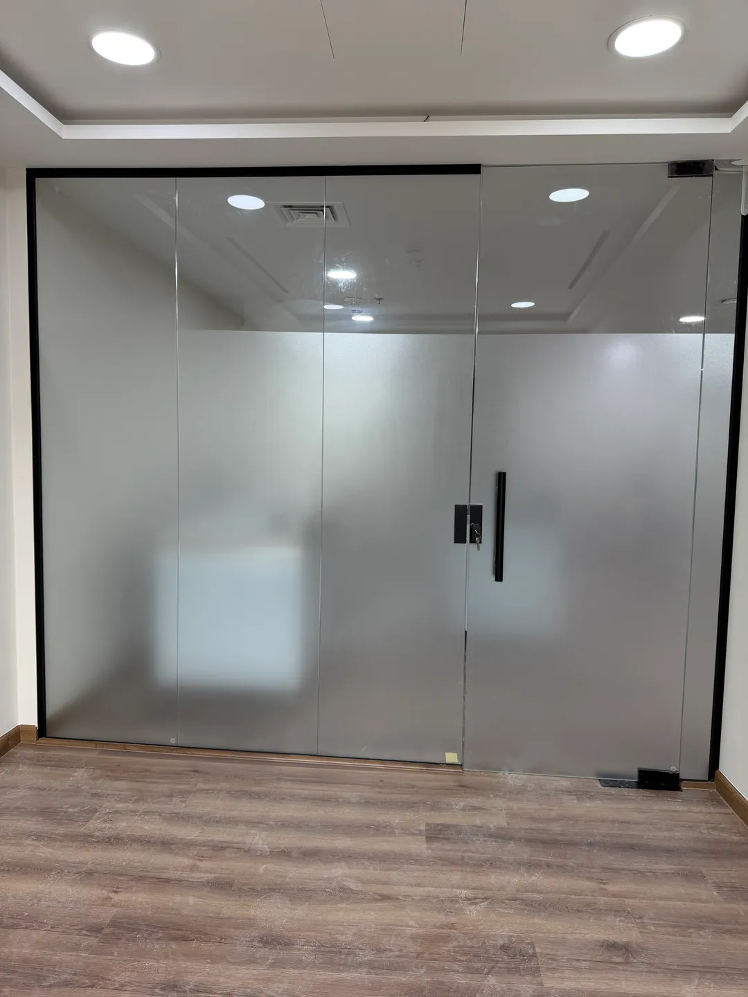 Office Partition Frosted Film in JLT, Dubai — after